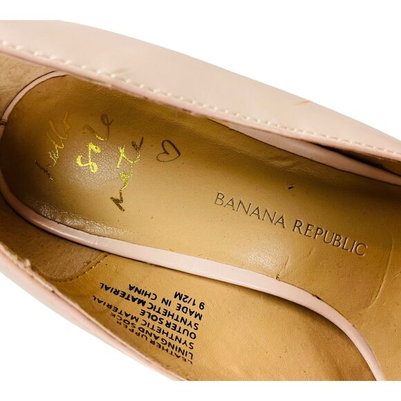 Banana Republic Hello Sole Mate Avila Blush Tassel Heel Pump Pointed Toe 9.5M - Picture 9 of 12